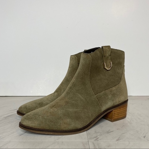 New! Cole Haan Maci Green Suede Bootie 7B - Picture 13 of 13